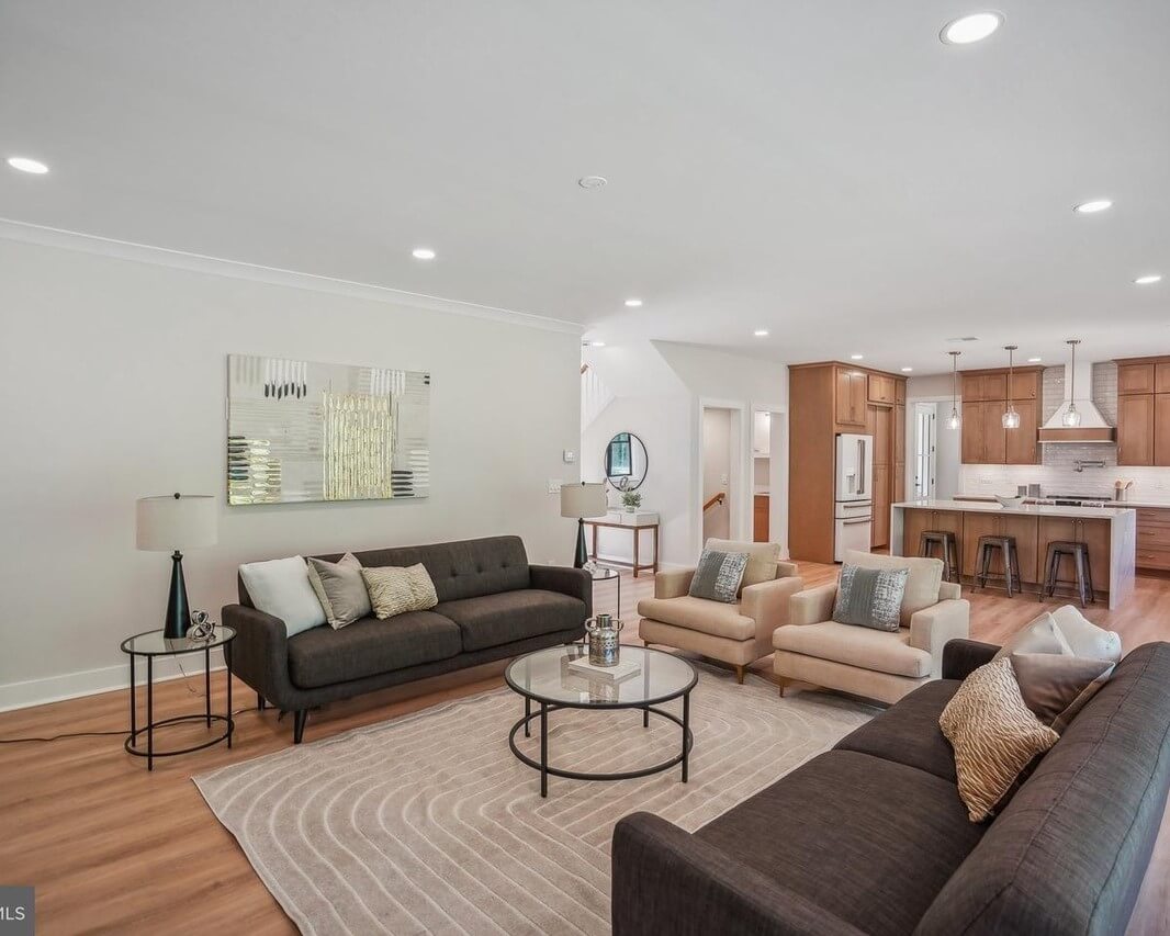 Bedroom in a 4,749 sq ft new home