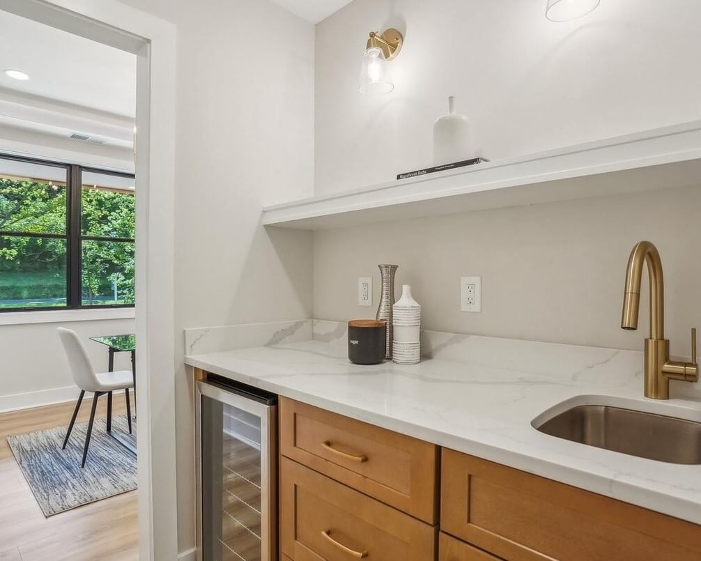 Modern bathroom remodel